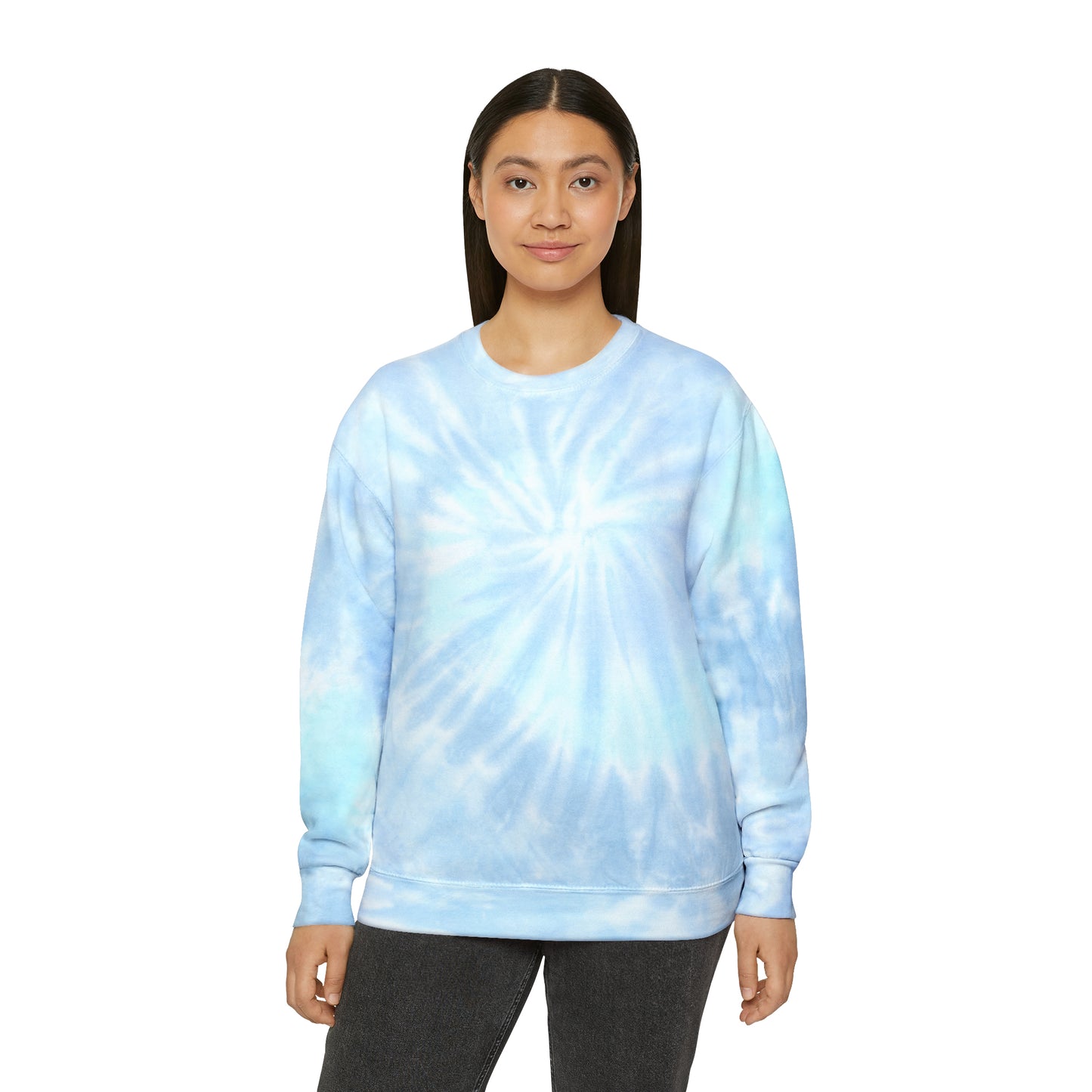 Blue Dog Unisex Tie-Dye Sweatshirt