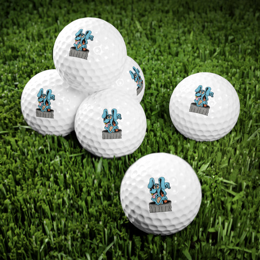 Blue Dog Golf Balls, 6pcs