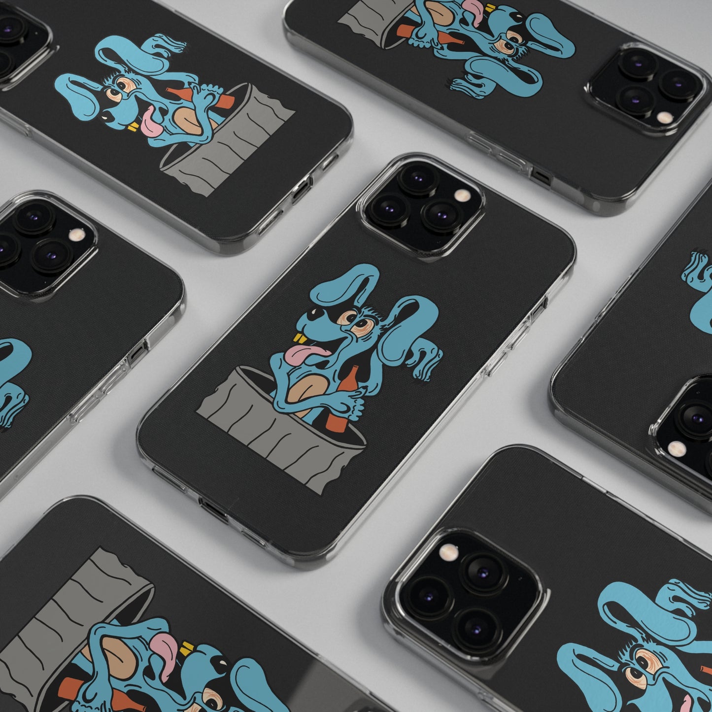 Blue Dog Soft Phone Cases