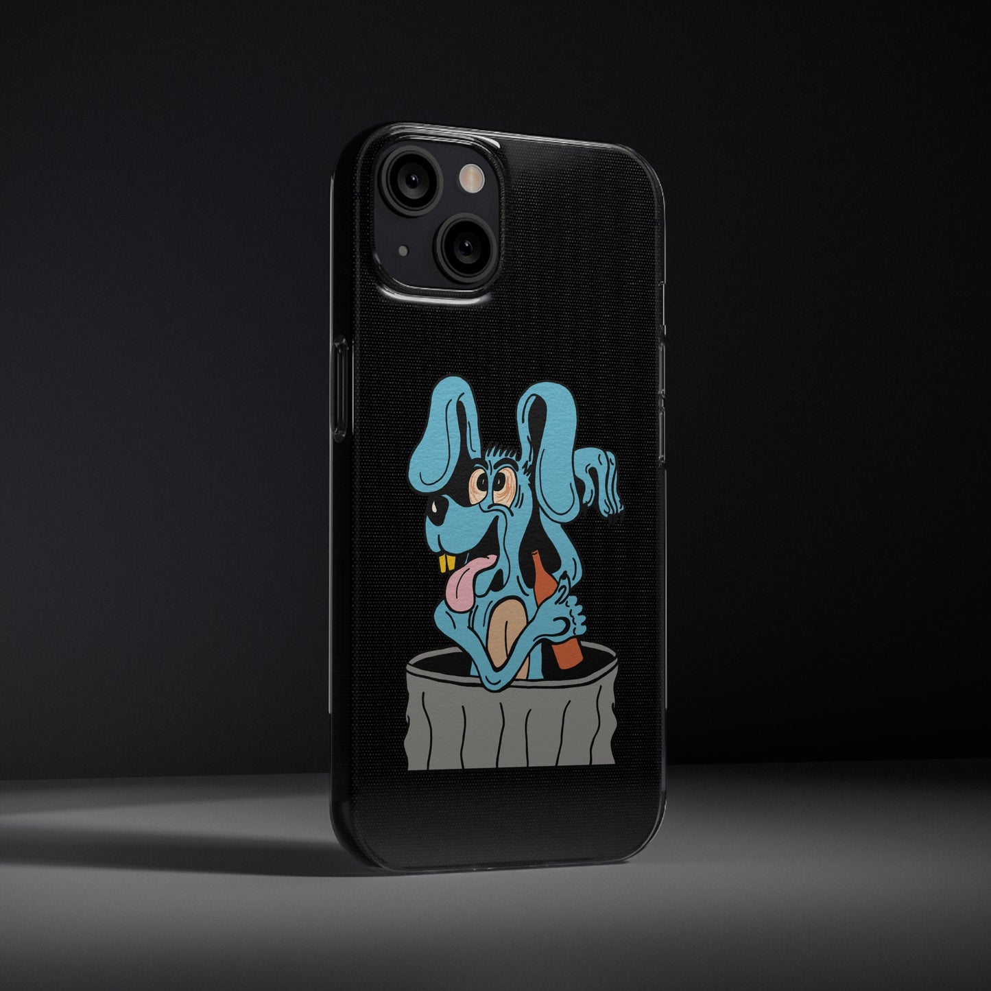 Blue Dog Soft Phone Cases