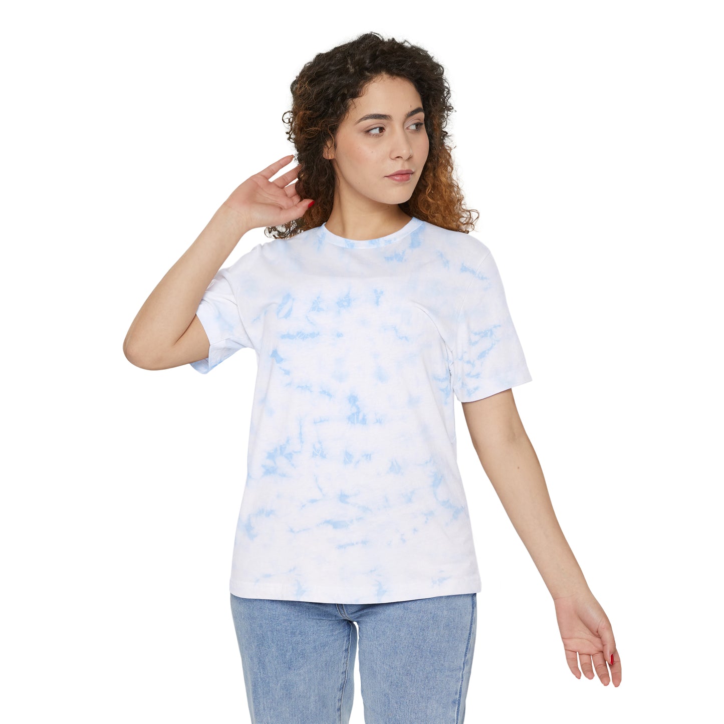 Blue Dog Unisex  FWD Fashion Tie-Dyed T-Shirt