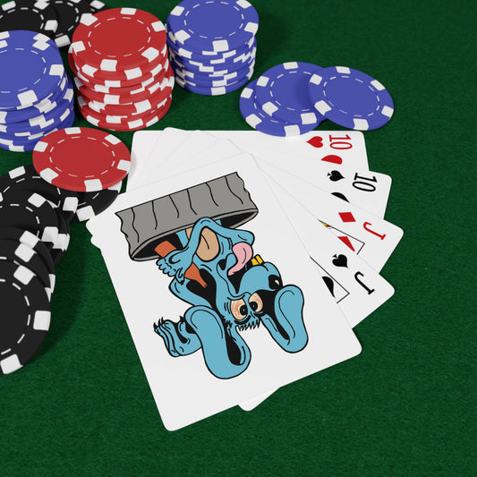 Blue Dog Custom Poker Cards