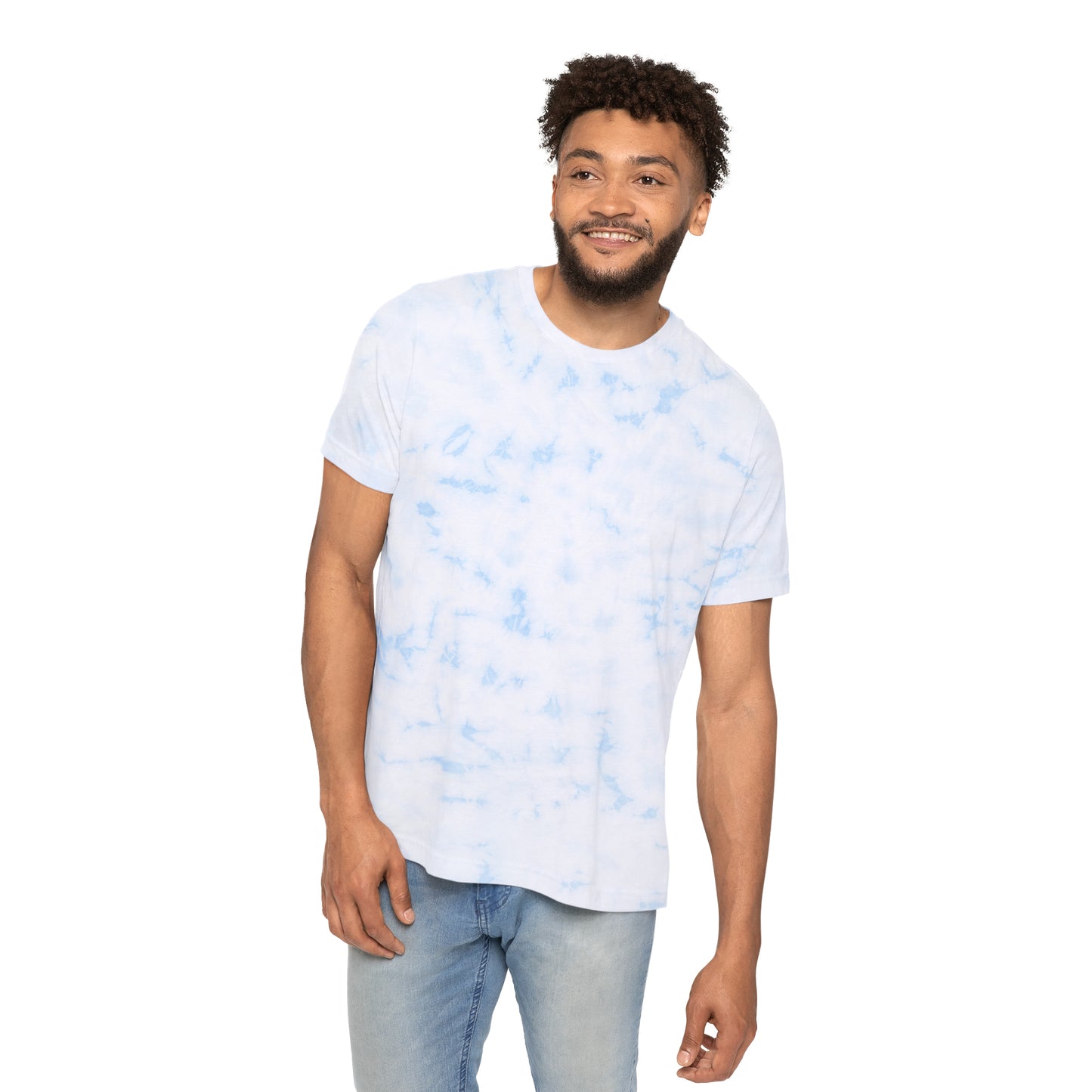 Blue Dog Unisex  FWD Fashion Tie-Dyed T-Shirt