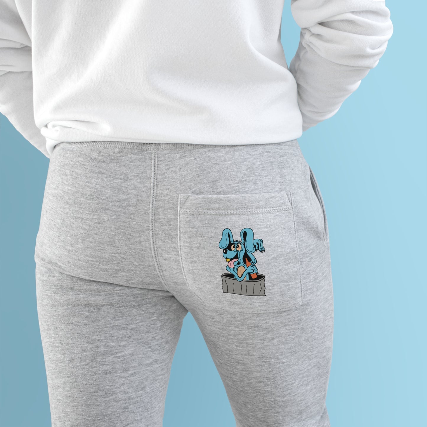 Blue Dog Unisex Fleece Joggers