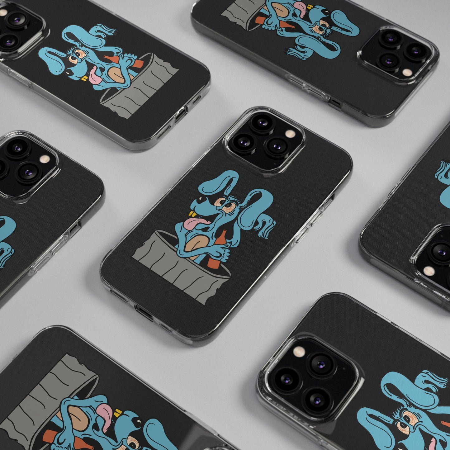 Blue Dog Soft Phone Cases