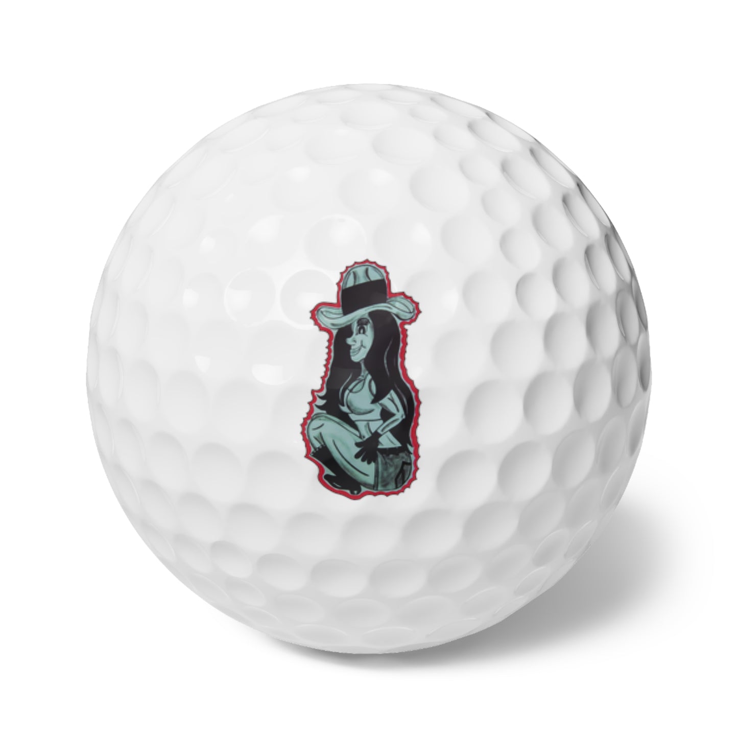 Cowgirl Golf Balls, 6pcs