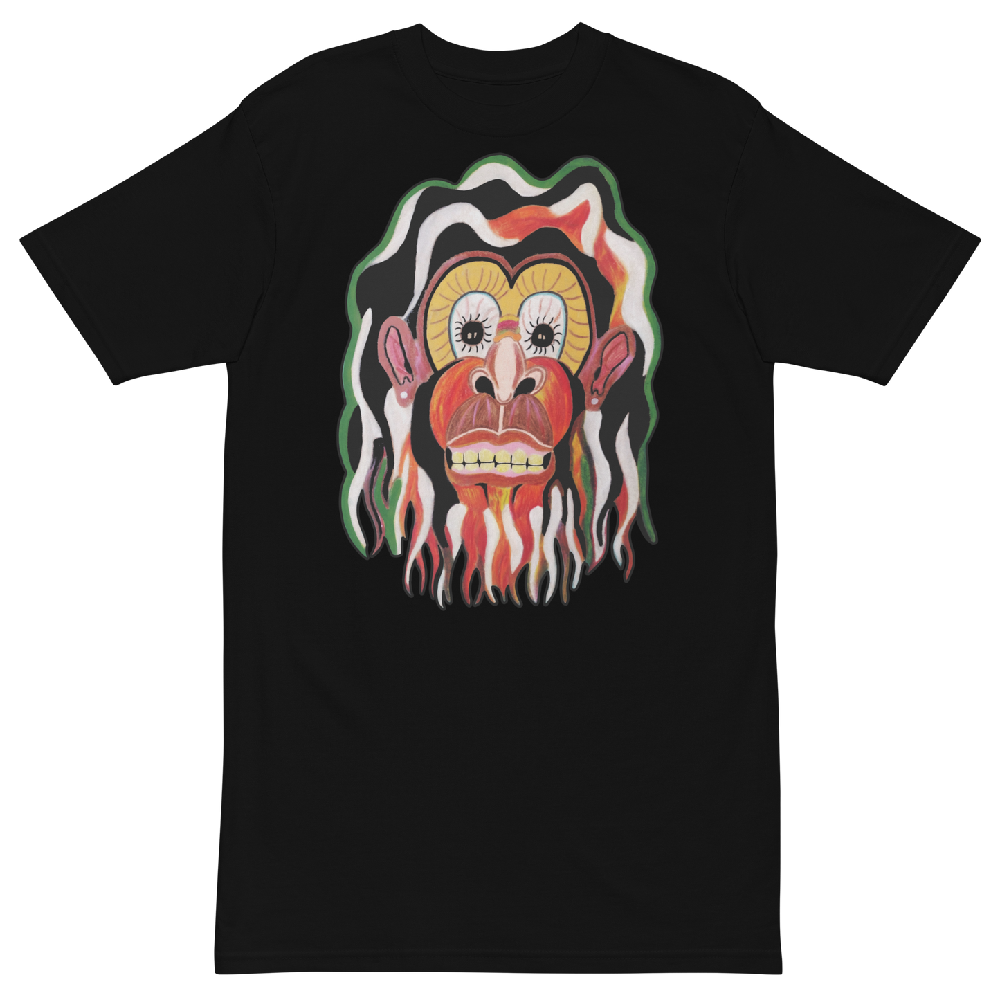 Flaming Monkey Tee by Koolygear