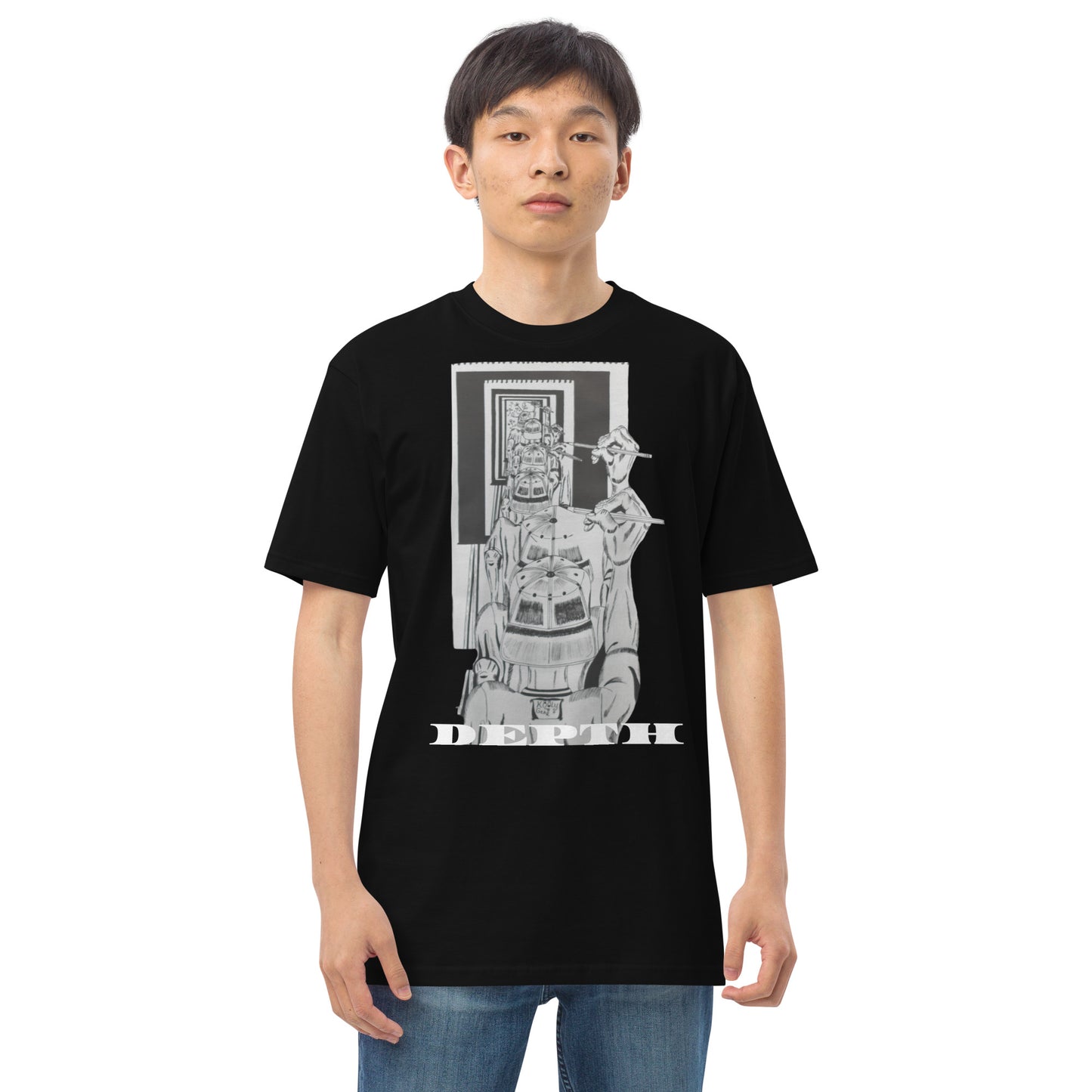 Depth Perception Heavy Weight Tee by koolygear