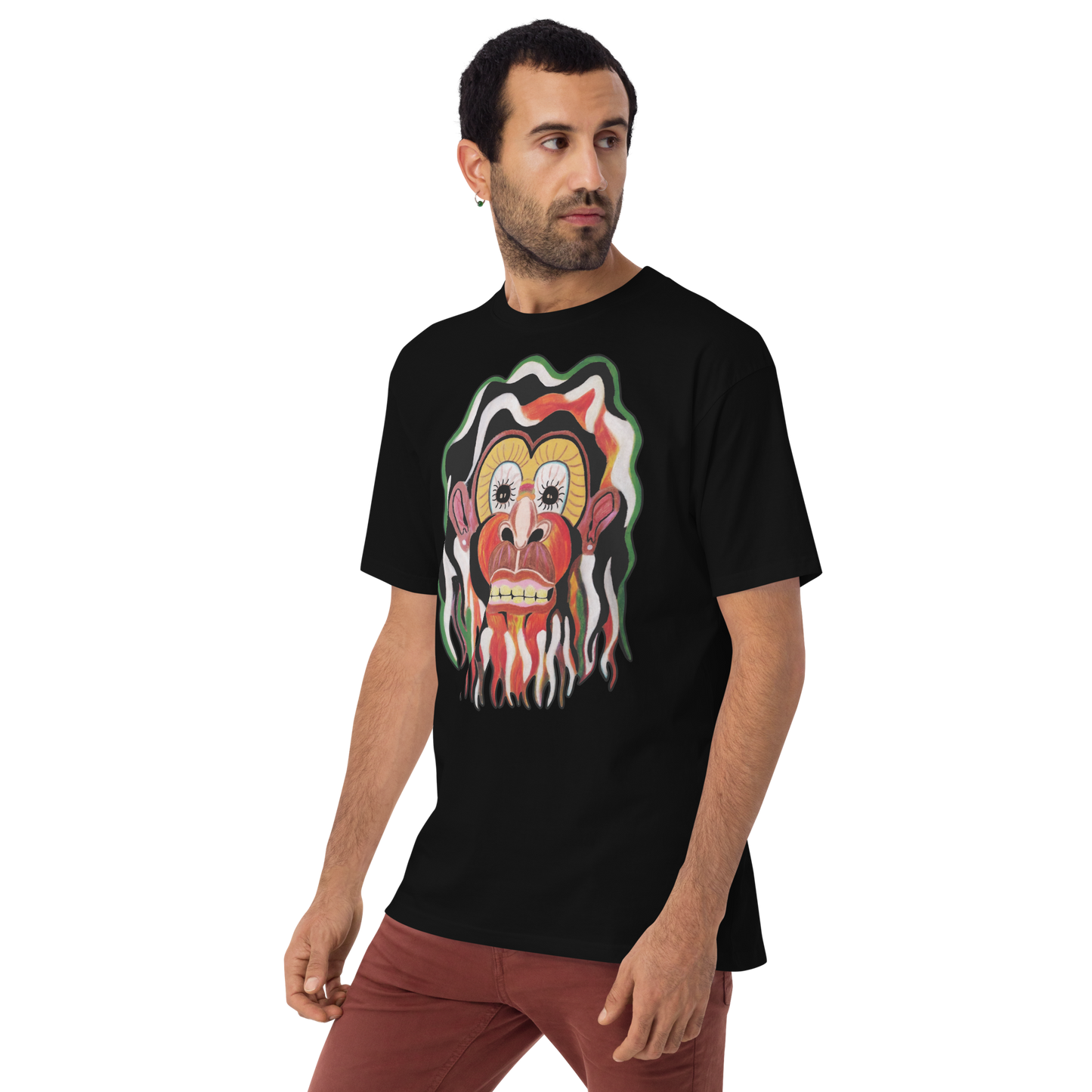 Flaming Monkey Tee by Koolygear