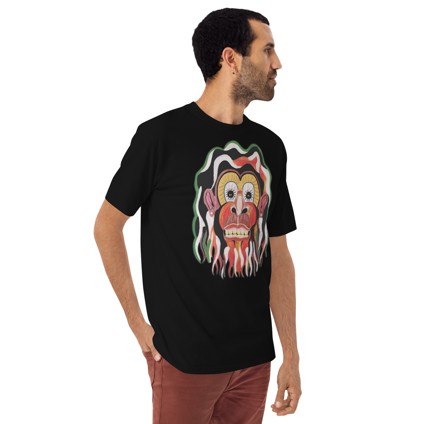 Flaming Monkey Tee by Koolygear