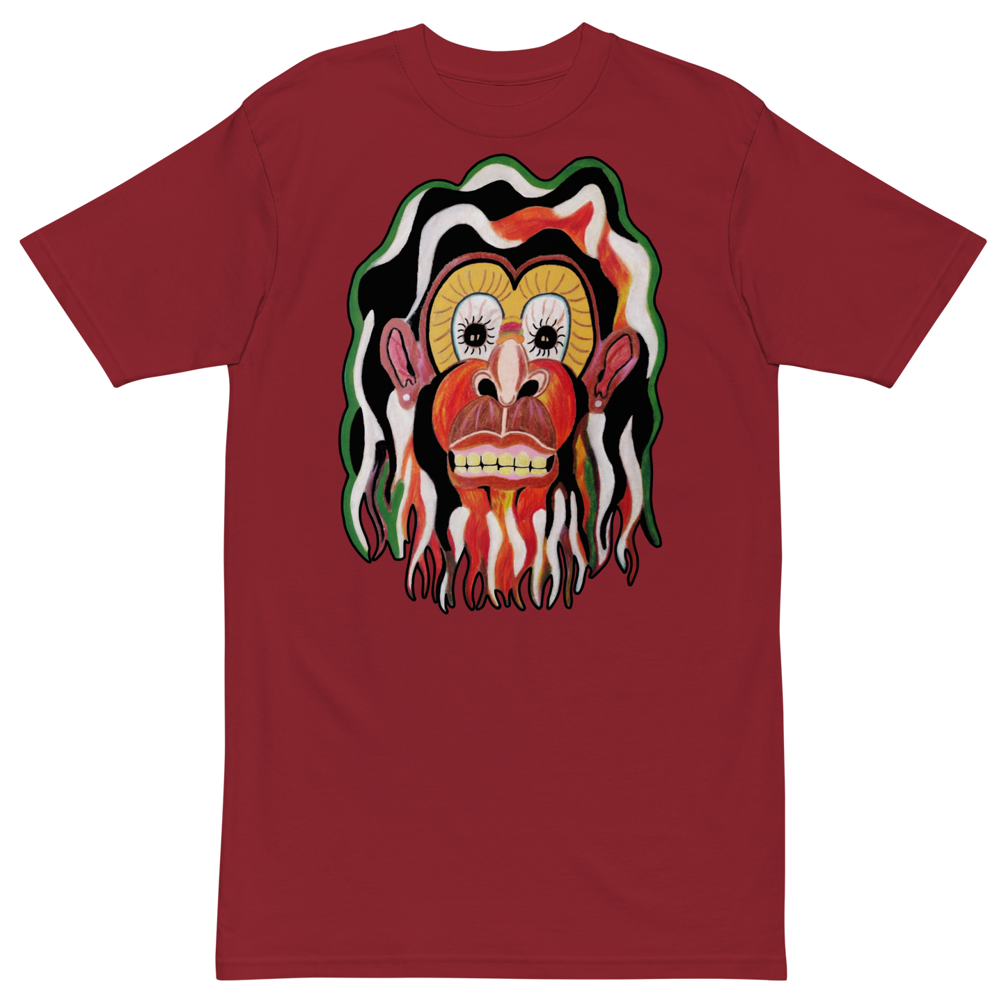 Flaming Monkey Tee by Koolygear