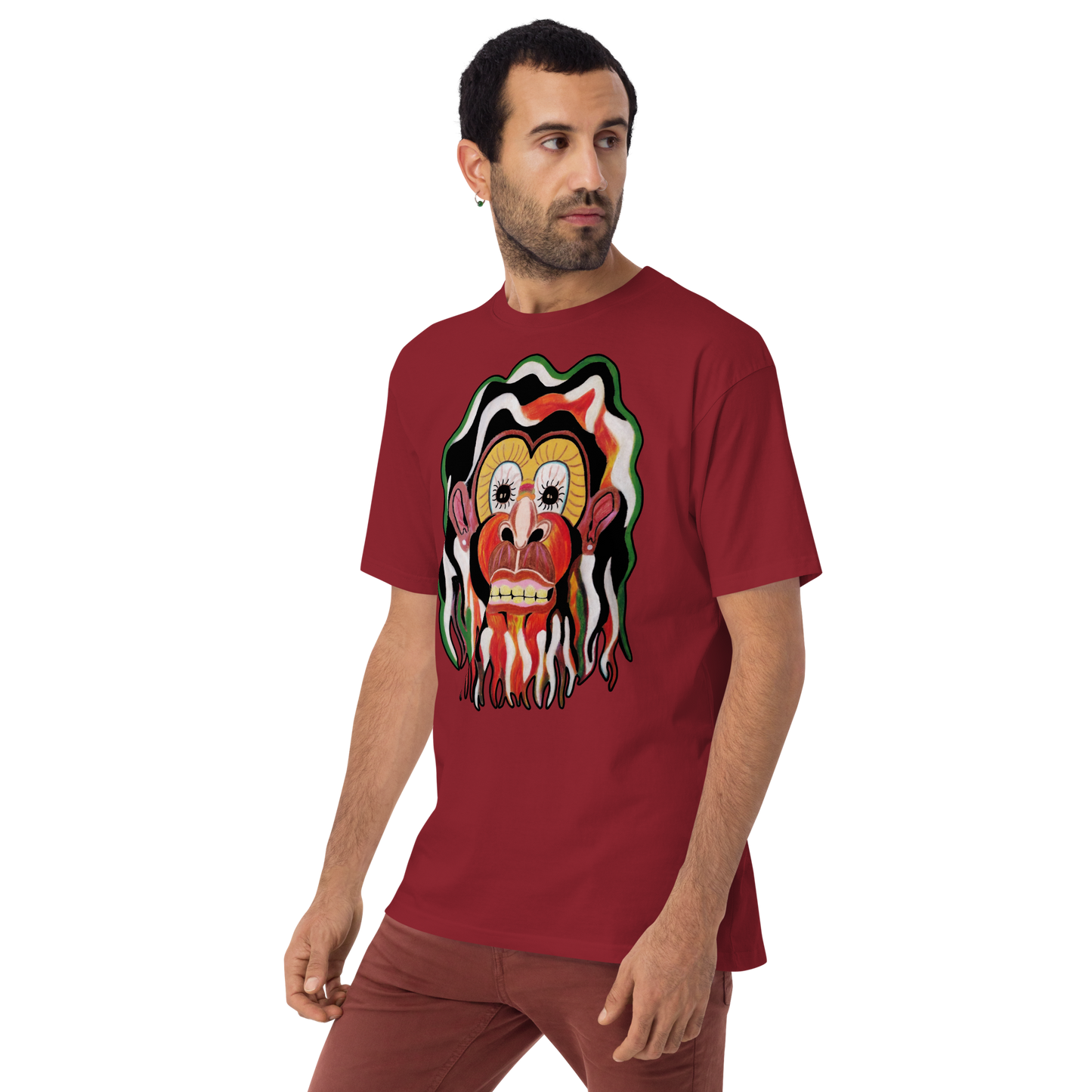 Flaming Monkey Tee by Koolygear