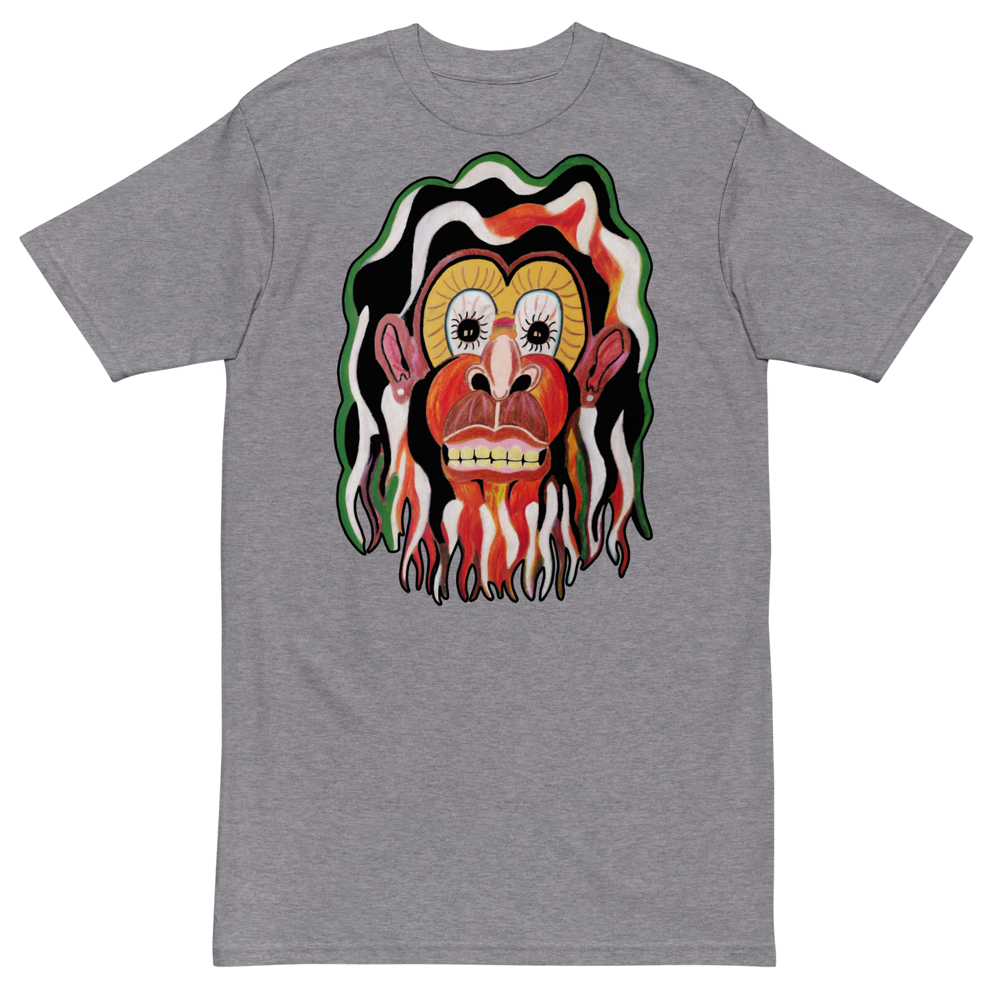 Flaming Monkey Tee by Koolygear