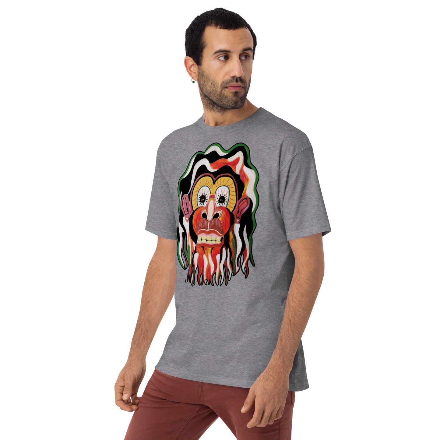 Flaming Monkey Tee by Koolygear