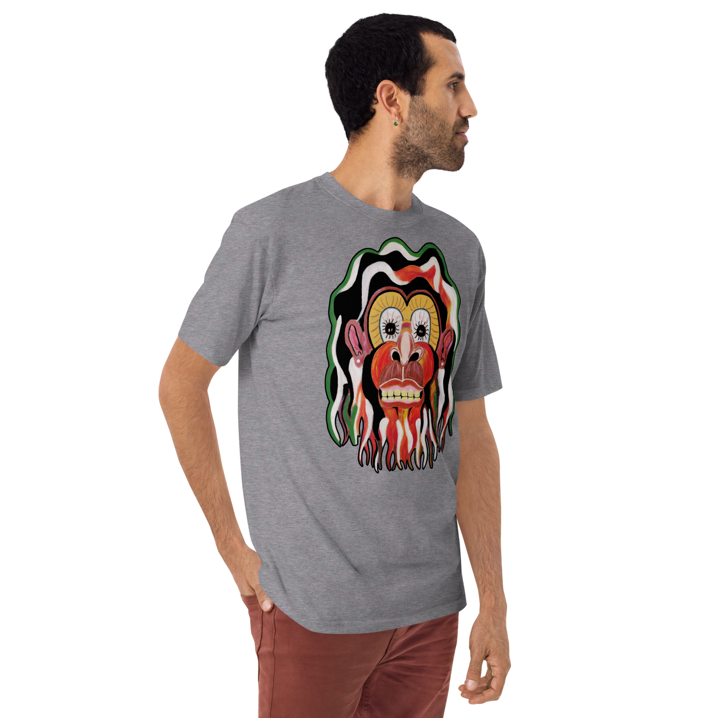 Flaming Monkey Tee by Koolygear