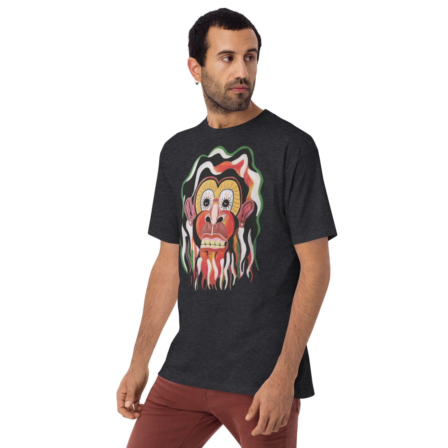 Flaming Monkey Tee by Koolygear