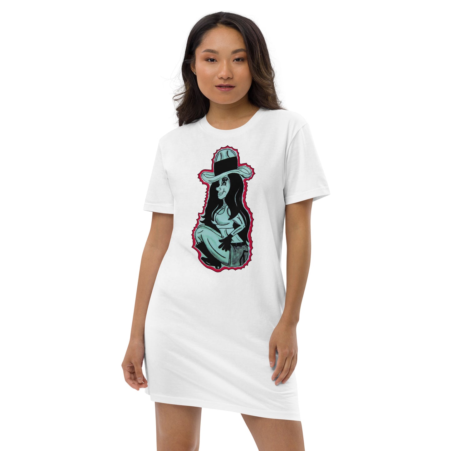 Cowgirl Organic cotton t-shirt dress